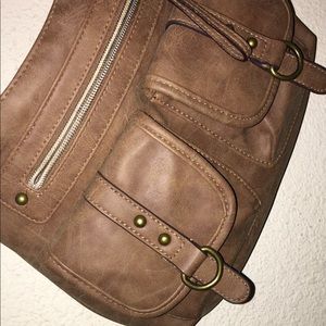 Muddy Brown Cheap Shoulder Bag
